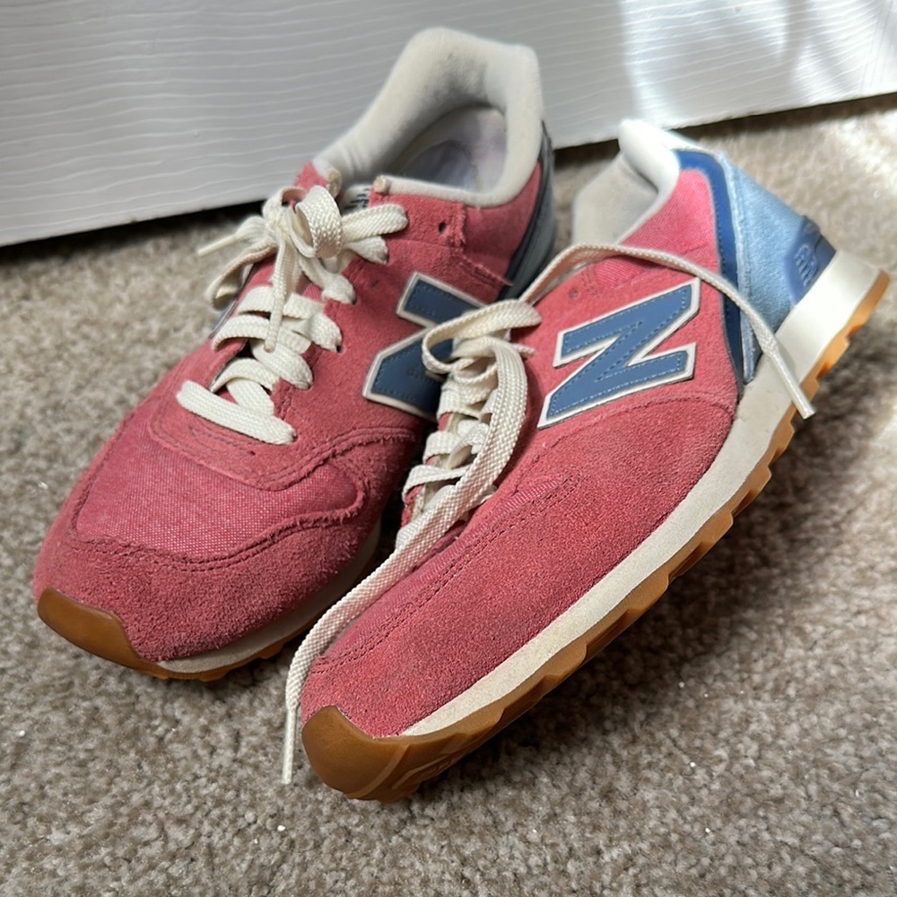 New Balance Pink and Blue Sneakers